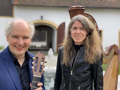 Duo CarpeDiem - Carolin Schmidt-Polex (Harfe) und Perry Schack (Gitarre)